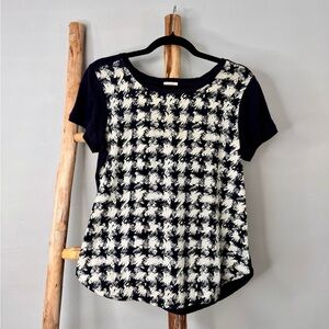 J.Crew Patterned Short Sleeve Shirt